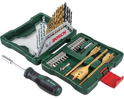 Bosch X-Line borenset - 40-delig - Titanium Plus serie - Voor hout, metaal en steen