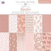 The Paper Boutique Deco Papier - Blush - 12x3 vellen - 20.3x20.3cm