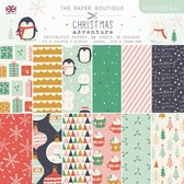 The Paper Boutique Deco Papier - Kerst 1 - 12x3 vellen - 15,2x15,2cm