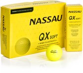 Nassau QX Soft - Golfballen - 12 stuks - Lemon