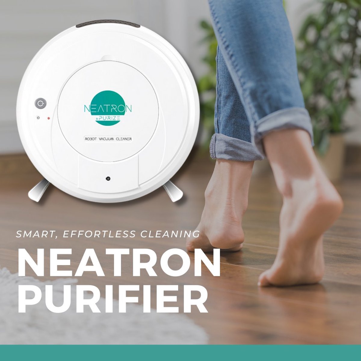 Neatron par Purize | Aspirateur robot Neatron | 5 en 1 avec fonction  serpillière| | bol.com