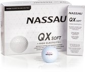 Nassau QX Soft - Golfballen - 12 stuks - Wit