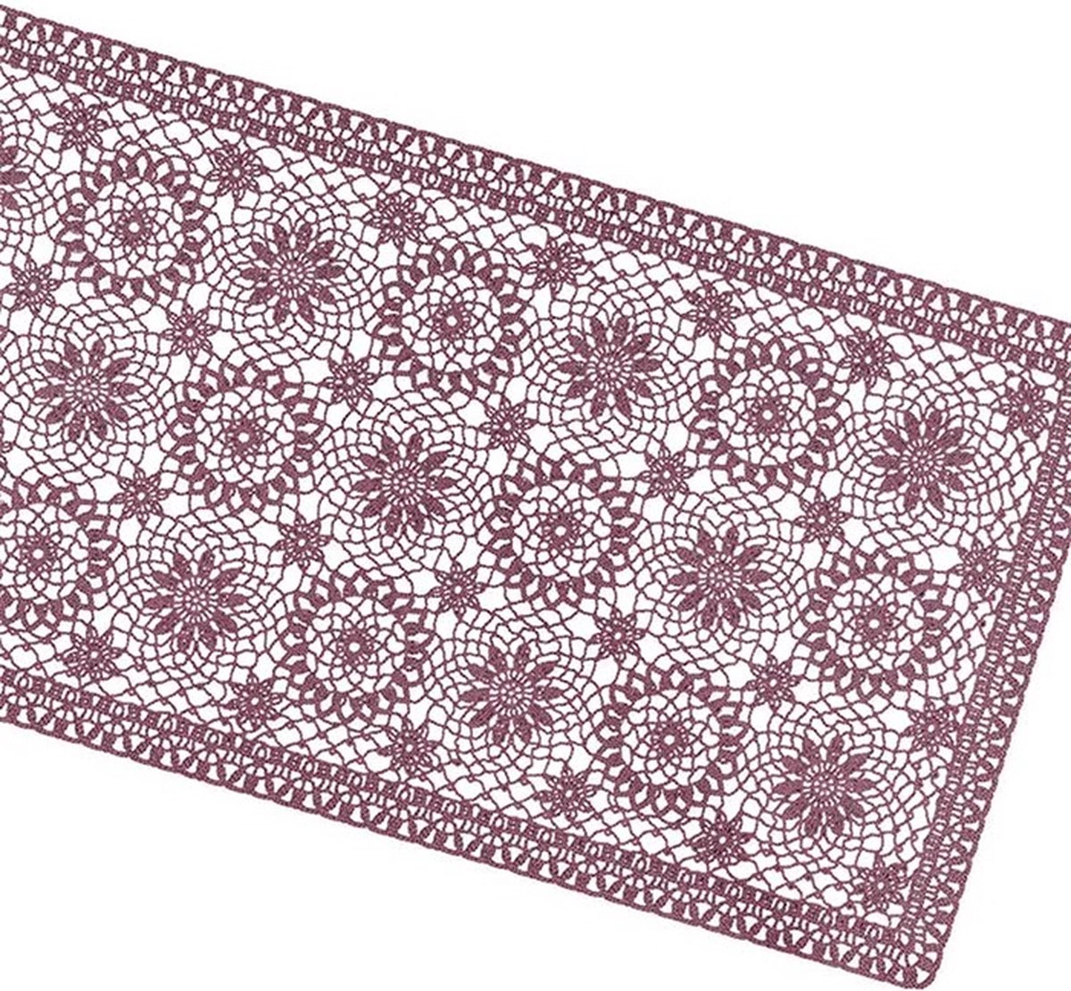 Unique Living | Tafelloper Amira vinyl 40x150cm cassis