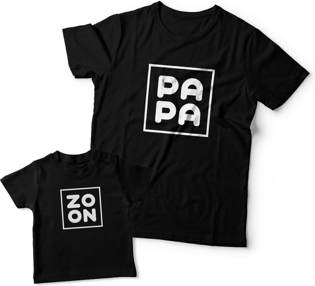 Matching shirts Vader & Zoon | Zoon & Papa | Papa maat XL & Zoon maat 92 (alle maten beschikbaar)