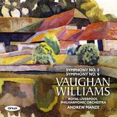 Royal Liverpool Philharmonic Orchestra, Andrew Manze - Vaughan Williams: Symphony No. 5/Symphony No. 6 (CD)