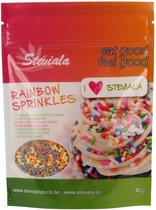 Steviala | Rainbow Sprinkles | 1 x 40 gram