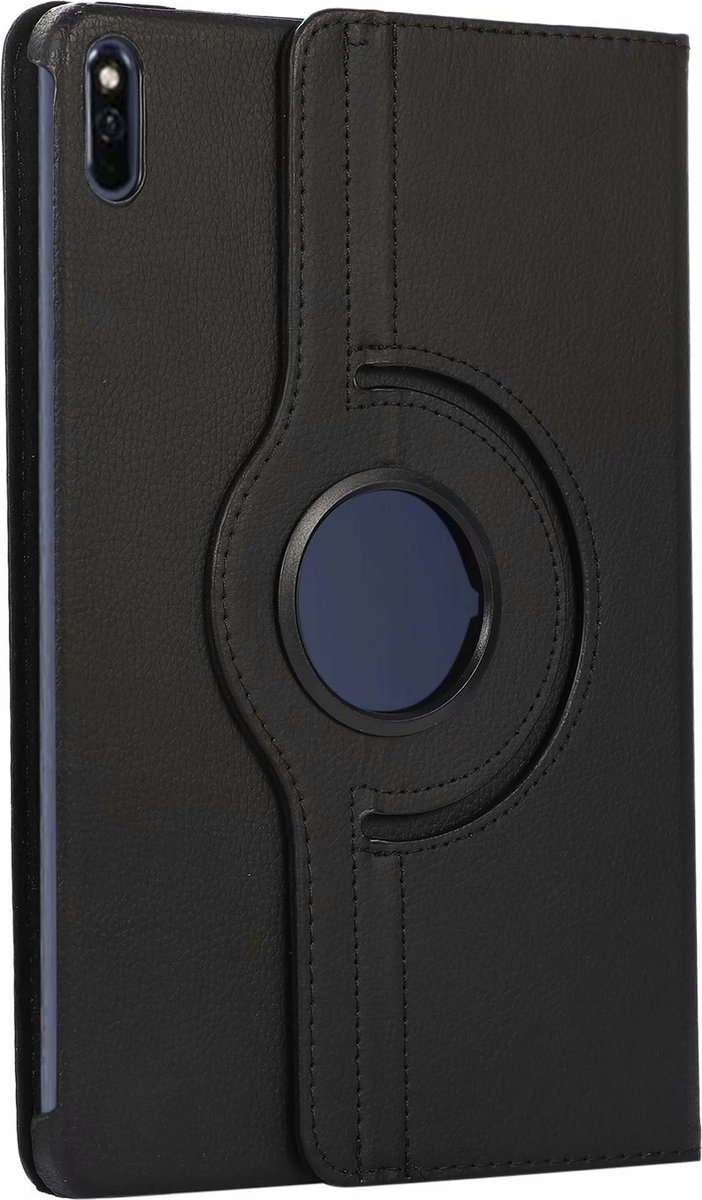 DrPhone IM1 – iPad Mini - Draaibaar Hoesje - PU leer - 2021- Geschikt voor iPad Mini 6 - Zwart