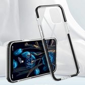 Coque en silicone pour iPhone 13 Pro Transparente - Coque iPhone 13 Pro Shell antichoc de protection Heavy Duty avec Bumper -chocs noir