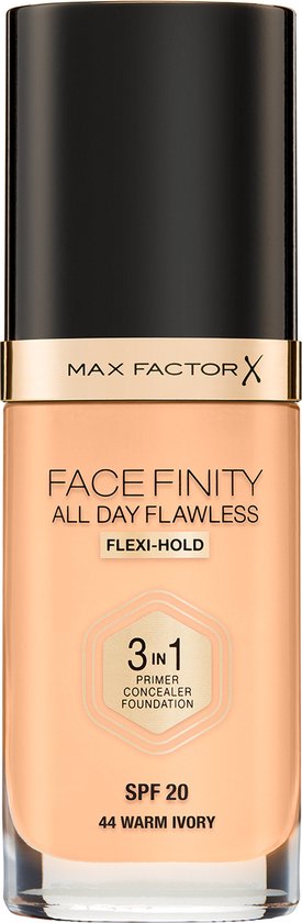 Max Factor Facefinity All Day Flawless Foundation - 44 Warm Ivory