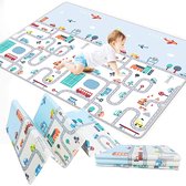 Kiding® Baby Speelmat - Baby Speelkleed Auto - Baby Puzzelmat - Kindertapijt - Baby Vloerkleed - Kinderspeelkleed - Babymat - Babykleed