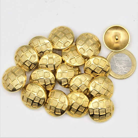 Knopen set Gouden knopjes - Black Tie