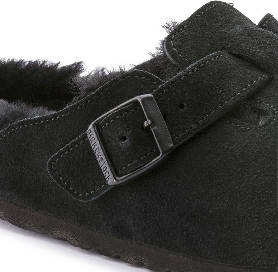 Birkenstock Boston Narrow Dames Clogs - Black - Maat 36