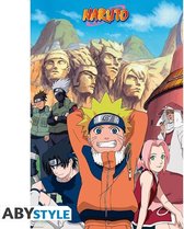 Poster - Naruto Group - 91.5 X 61 Cm - Multicolor
