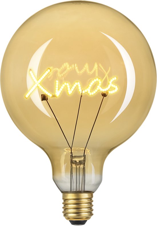 Kerst E27 led lamp – goud | bol