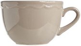 Juliet - Koffiekop - Taupe - 26cl - D10cm - Keramiek - (Set van 6)