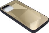 Apple iPhone 12 | Spiegel Facet hoesje | Beschermhoesje - Backcover | Spiegelhoesje - Mirrorcase | Diamant - Diamond | GOUD - GOLD
