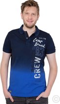 Camp David ® Dip Dye Polo van piqué met rubberprint