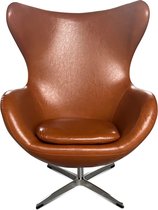 Egg Chair - Cognac Bruin - Draaibaar - Design