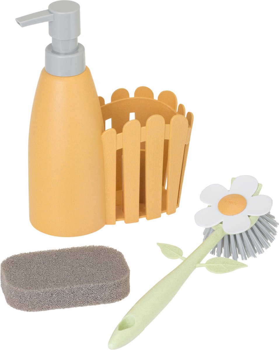 Goedkoopste Vigar - florganic afwas set - set van 3 - oranje