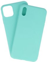 High Quality Silicone Hoesje iPhoen 13 Pro Max - Turquoise