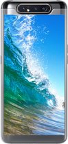 Geschikt voor Samsung Galaxy A80 hoesje - Een close-up van een golf die breekt voor de kust van Hawaii - Siliconen Telefoonhoesje