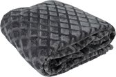 Fleece deken - XL deken - Extra zacht - Dubbel laags - Black edition - Deken - Dekentje - 150 x 200 - HOME DESIGN - BESTSELLER