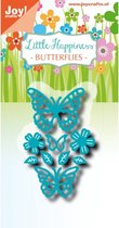 Joy! crafts - Noor! Design - Die - Little Happiness - Butterflies - 6002/1302