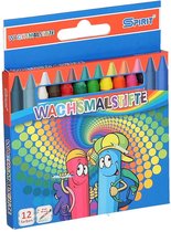 Spirit tts waskrijt/wasco 12 stuks multi color
