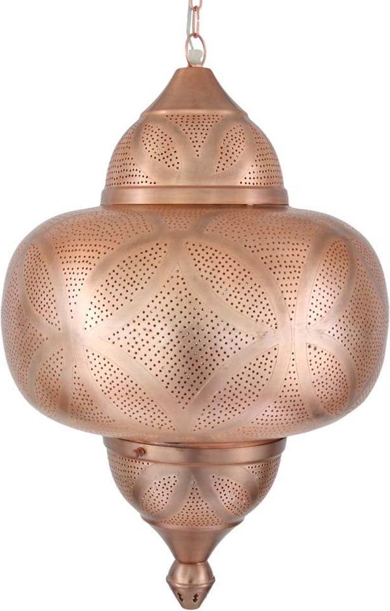 Safaary - Marokkaanse Hanglamp Koper Intan Ø 40 x 64 cm