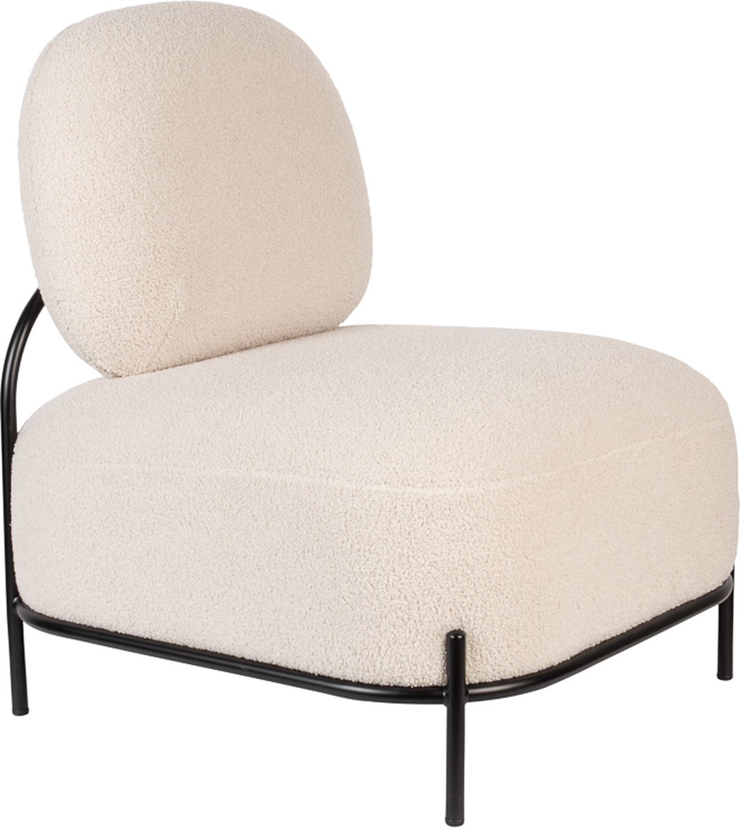 Housecraft Living Polly Fauteuil Teddy Ivoor