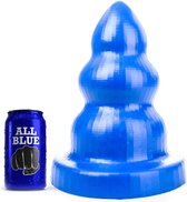 All Blue Triple Pleasure Buttplug - blauw - maat L