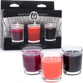 XR Brands Flame Drippers - Drip Candle Set red