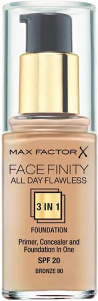 Max Factor Facefinity All Day Flawless 3 In 1 foundationmake-up nummer 80 Bronze