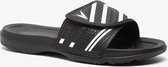 Dames badslipper met klittenband - Zwart - Maat 37