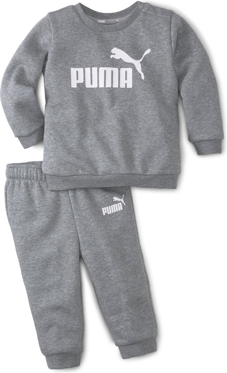 PUMA Minicats ESS Crew Jogger FL Baby Trui Grijs