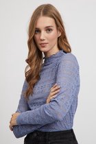 Vila Blouse Vichikka Funnel Neck L/s Top 14071507 English Manor Dames Maat - XL