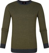 Suitable Katoen Thomas Pullover Donkergroen - maat XXL