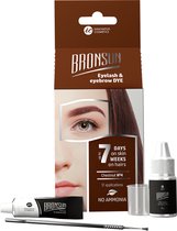 Bronsun wimper en wenkbrauw verf Chestnut