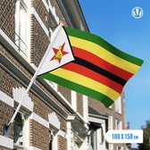 Vlag Zimbabwe 100x150cm - Spunpoly