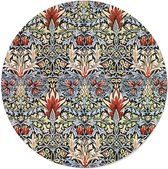 Walljar - William Morris - Snakeshead - Muurdecoratie - Dibond wandcirkel