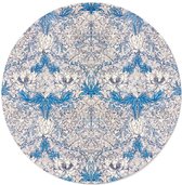 Walljar - William Morris - Honeysuckle III - Muurdecoratie - Forex wandcirkel