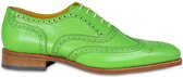 VanPalmen Quirey Nette schoenen - heren veterschoen - groen - goodyear-maakzijze - topkwaliteit