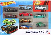 Hot Wheels Cadeauset - Race auto Gift pack - Speelgoed auto's - 9 Stuks