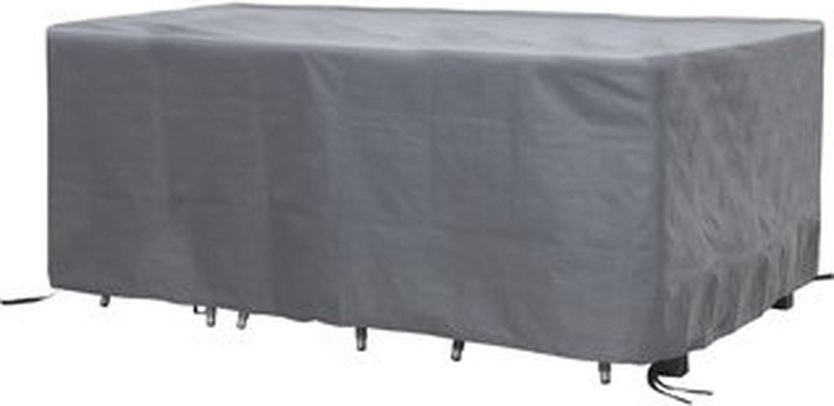 DistriCover Hoes voor Tuinset met 8/10 stoelen 310x180x95 (lxbxh) Premium Quality - met 2 jaar garantie