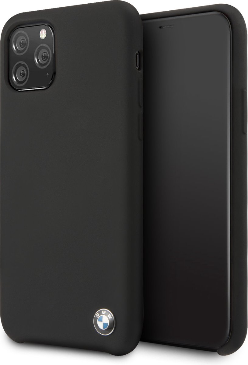 BMW Signature Silicone Back Cover - Geschikt voor Apple iPhone 11 Pro (5.8") - Zwart