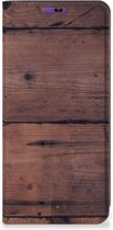 Hoesje Geschikt voor Samsung Galaxy A22 4G | M22 Leuk Case Old Wood