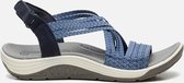 Skechers Reggae Cup Oh Snap sandalen blauw - Maat 36