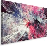 Schilderij - Abstracte Beweging, Premium Print