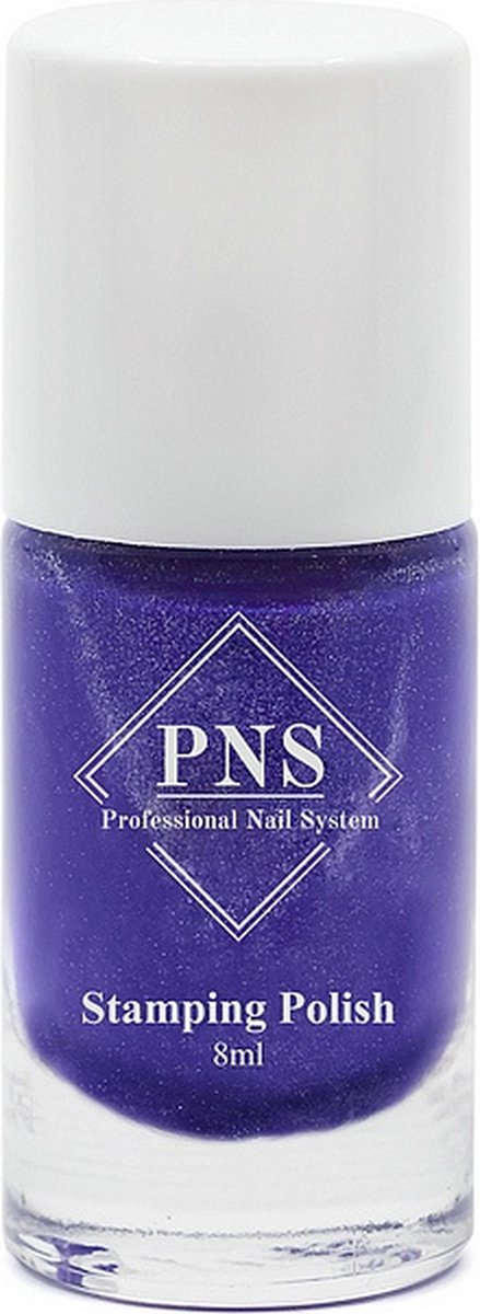 Goedkoopste PNS Stamping Polish No.08 Violet Glitter