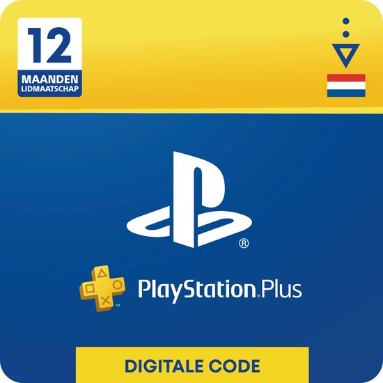 PlayStation Plus 12 maanden - PSN Playstation Network Kaart - NL